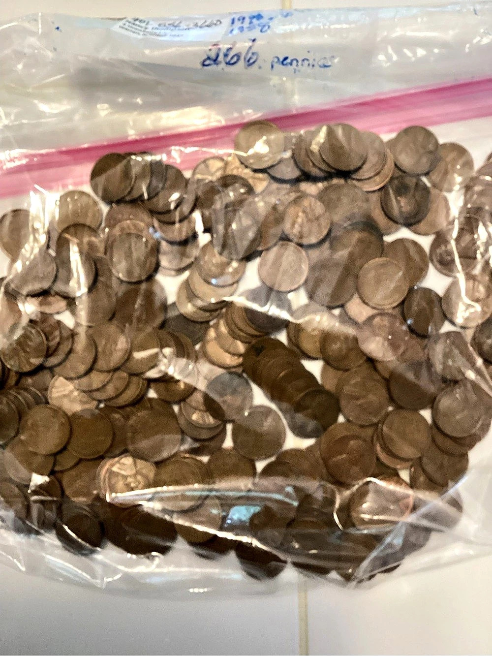 Lot of 266 wheat pennies dated 1940-1958